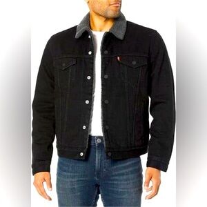 Levi's mens Sherpa Trucker Jacket - Small ( brand new open box)
